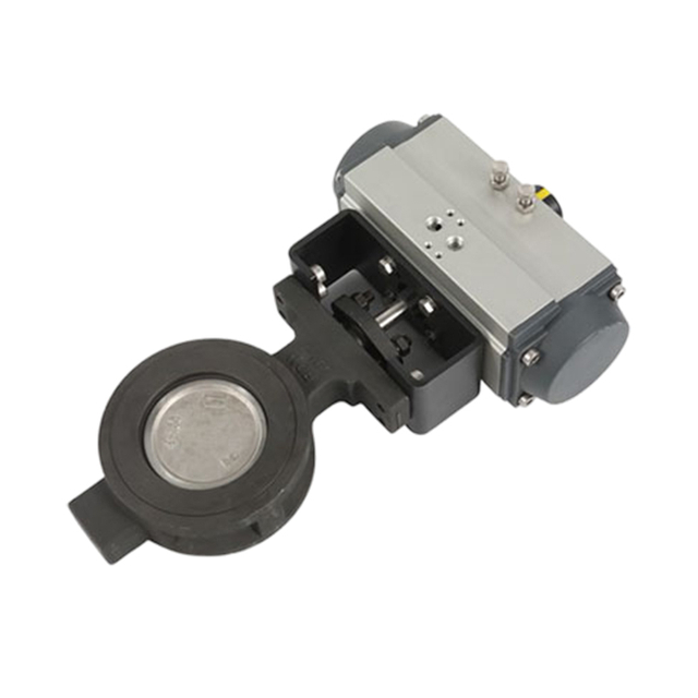 Valvola a farfalla pneumatica wafer ad alte prestazioni